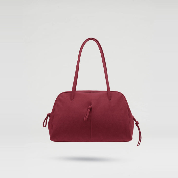 Bolso Brooklyn Bag Suede Cherry Red de Ölend – foto 1