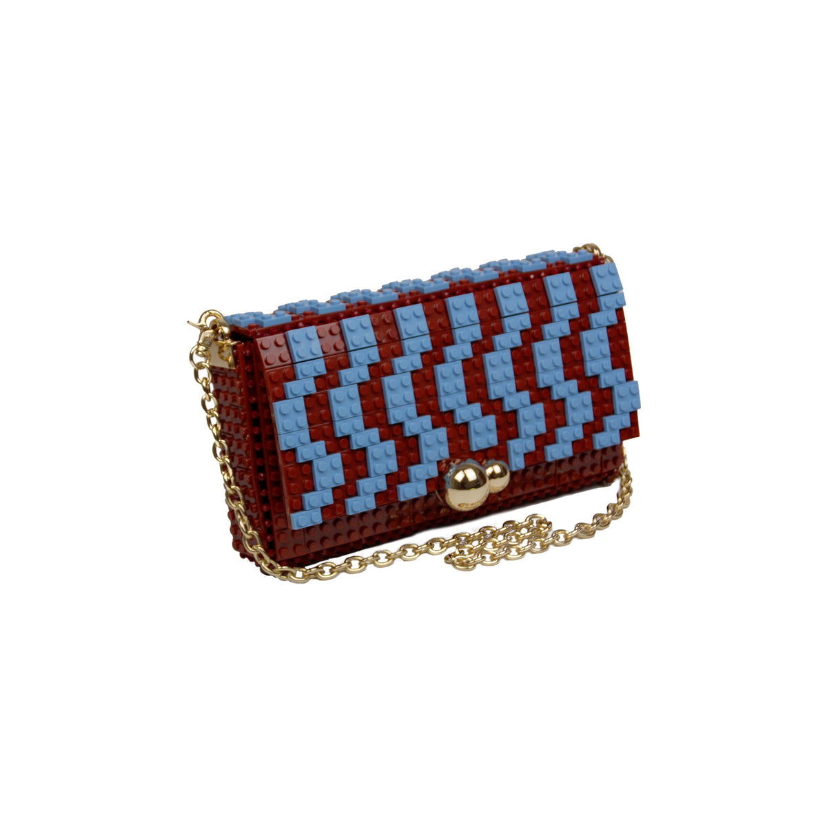 Cartera Wave Granate de Bag & Block – foto 2