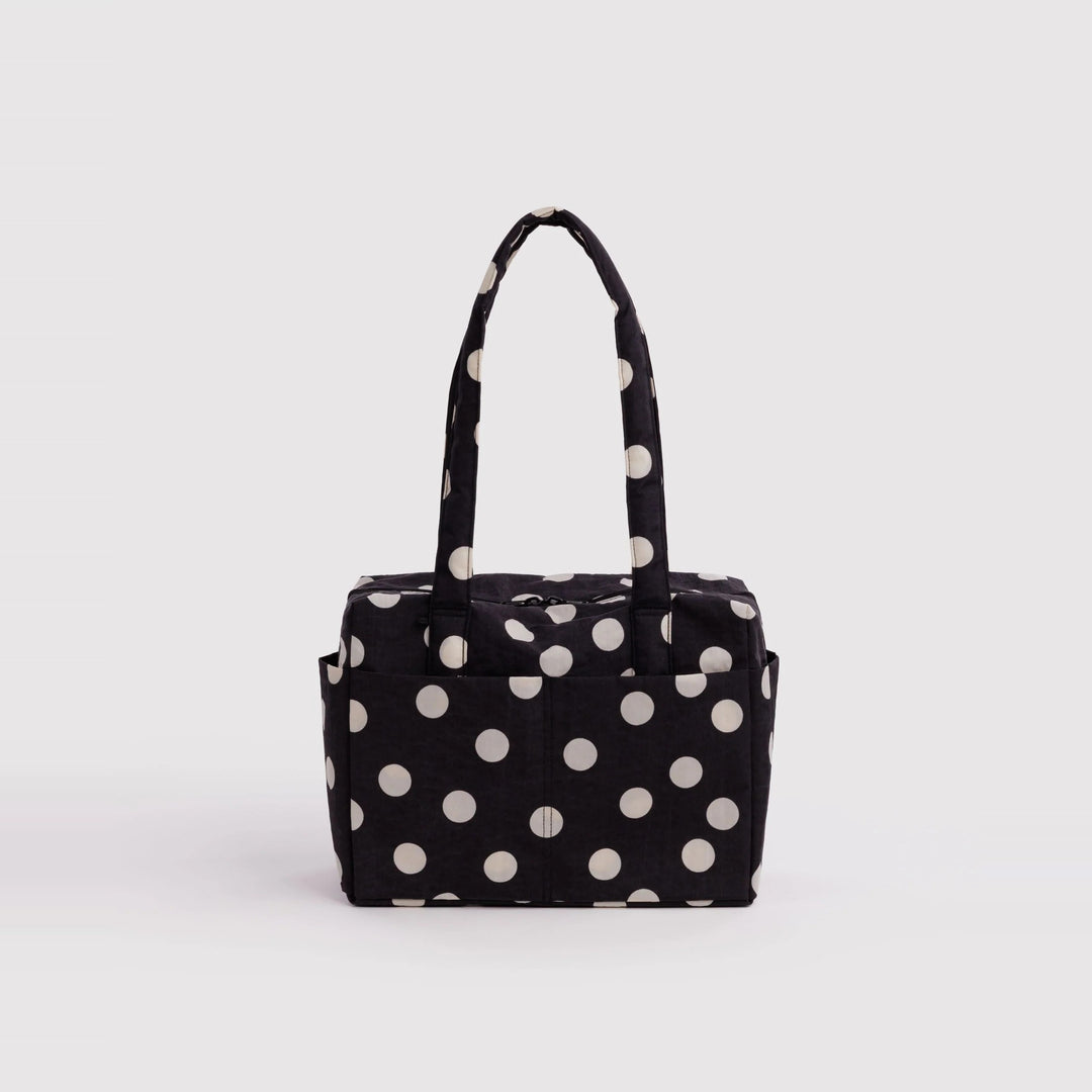 Everyday Cloud Bag Black and Cream Polka Dot de Baggu – foto 1