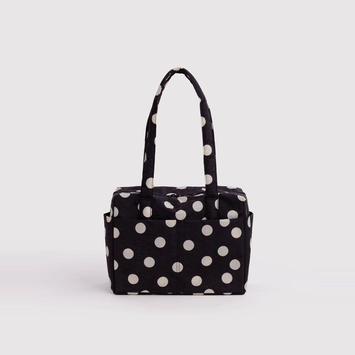 Everyday Cloud Bag Black and Cream Polka Dot de Baggu – foto 1