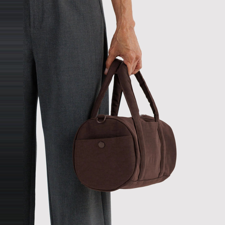 Nylon Duffle Bag Coffee de Baggu – foto 3
