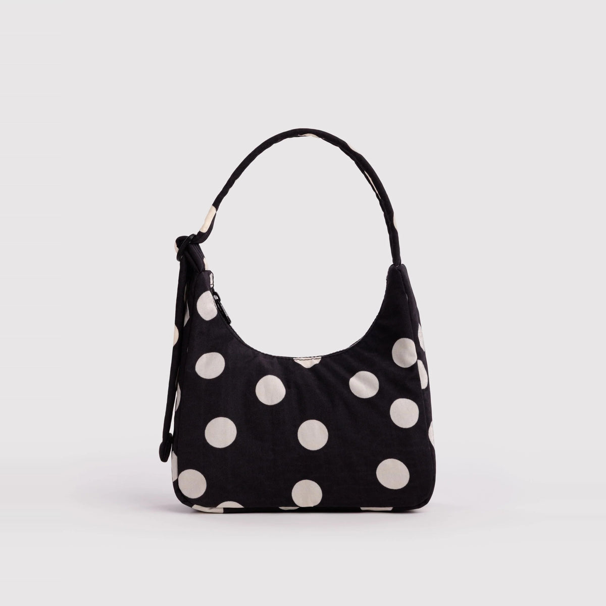 Mini Nylon Shoulder Bag Black and Cream Polka Dot de Baggu – foto 1