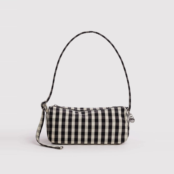 Nylon Loaf Bag Black and Cream Gingham de Baggu – foto 1