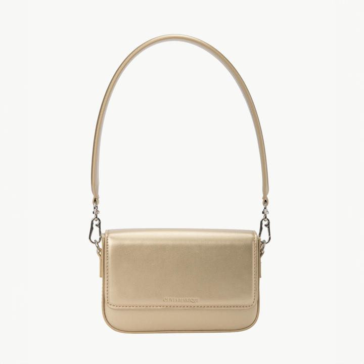 BOLSO MINI - Olivia Mareque, Pantone Dorado