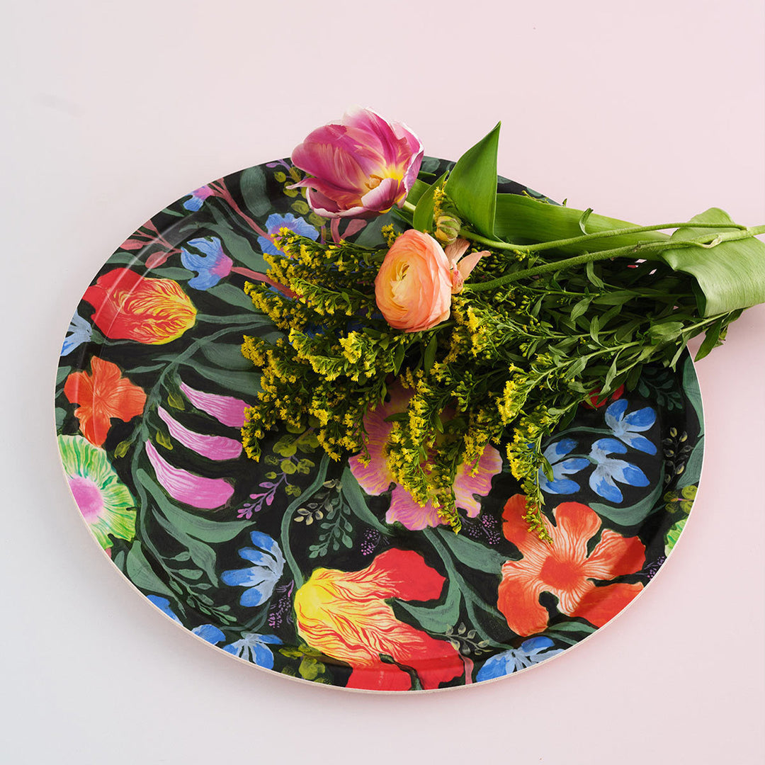 BANDEJA - Wrap Magazine, Botanical Blooms Round