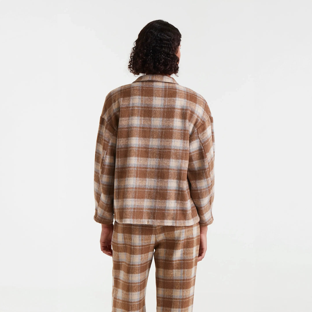 CAMISA - Compañía Fantástica, Estampado Beige Checks