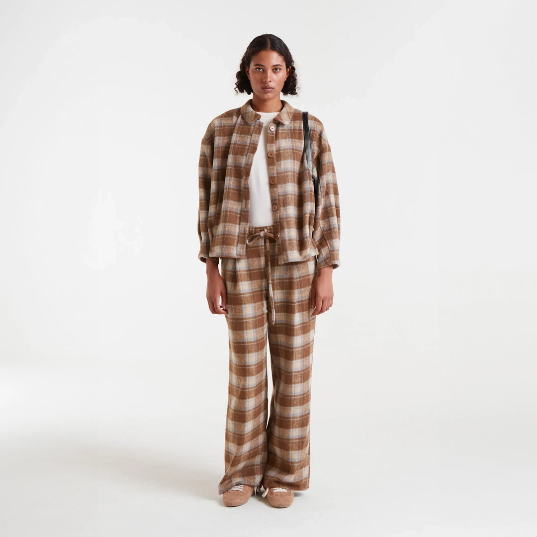 CAMISA - Compañía Fantástica, Estampado Beige Checks