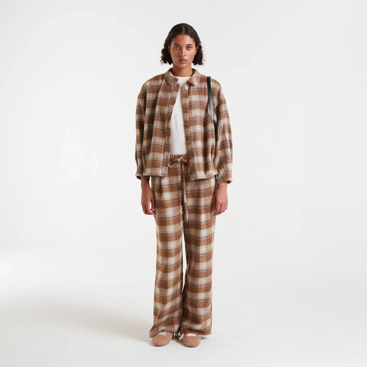 CAMISA - Compañía Fantástica, Estampado Beige Checks