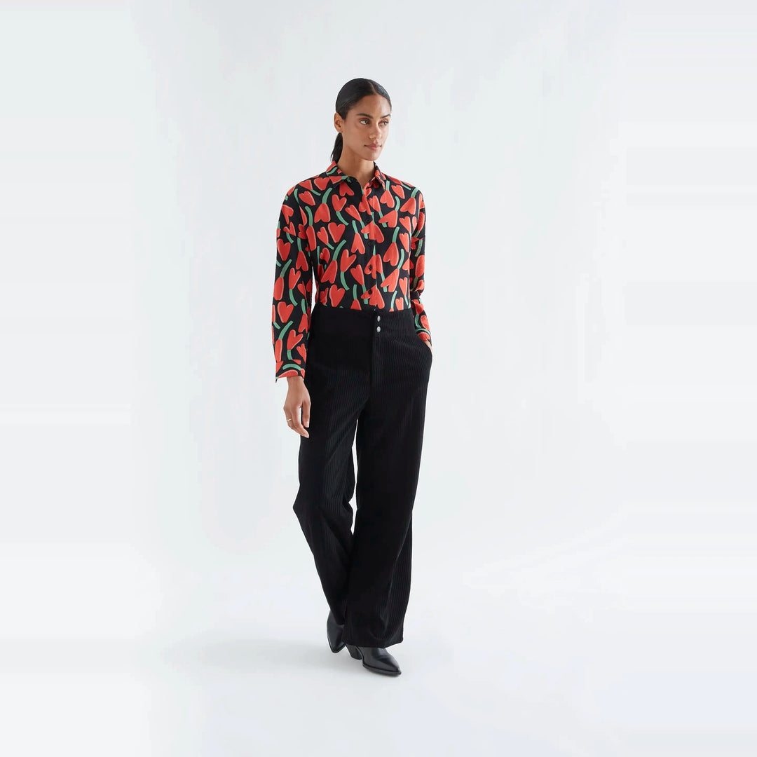 Camisa estampado Ciclamen de Compañía Fantástica para mujer – foto 4