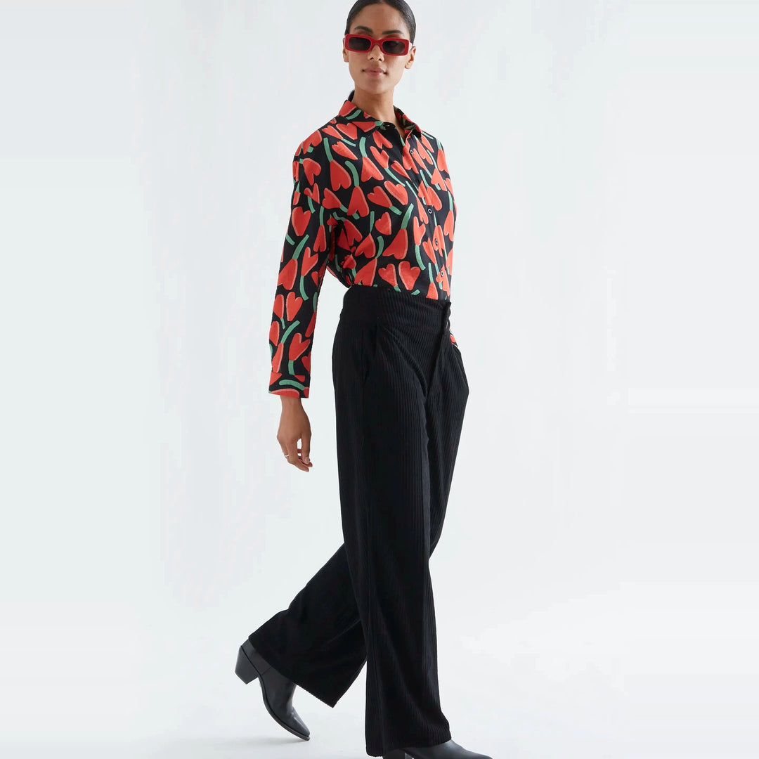 Camisa estampado Ciclamen de Compañía Fantástica para mujer – foto 5