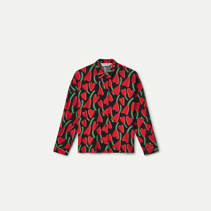 Camisa estampado Ciclamen de Compañía Fantástica para mujer – foto 6