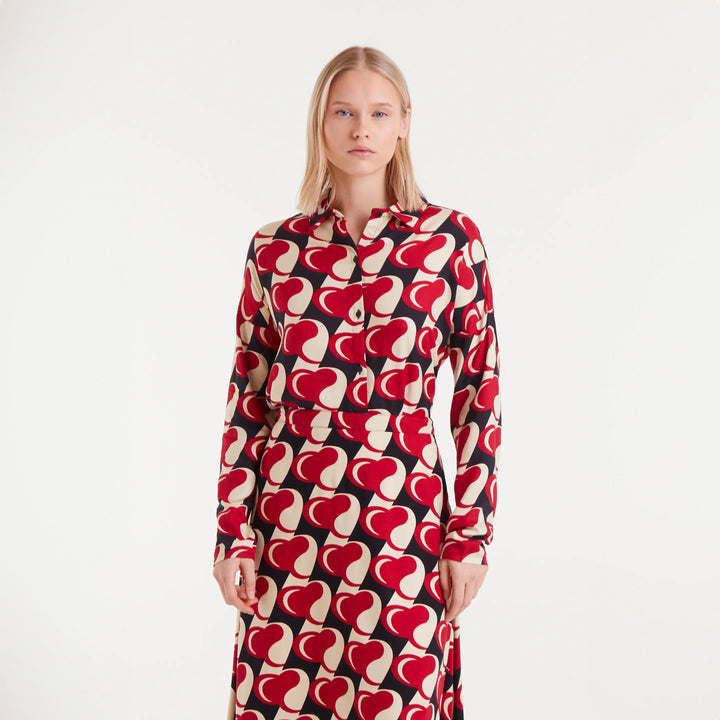 CAMISA - Compañía Fantástica, Estampado Heart Attack