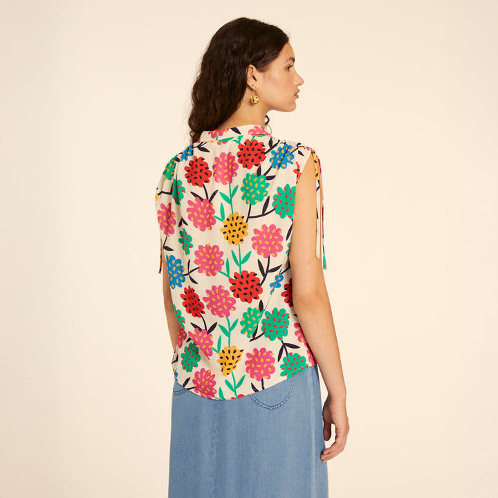 CAMISA - Pepaloves, Fruncida Flores