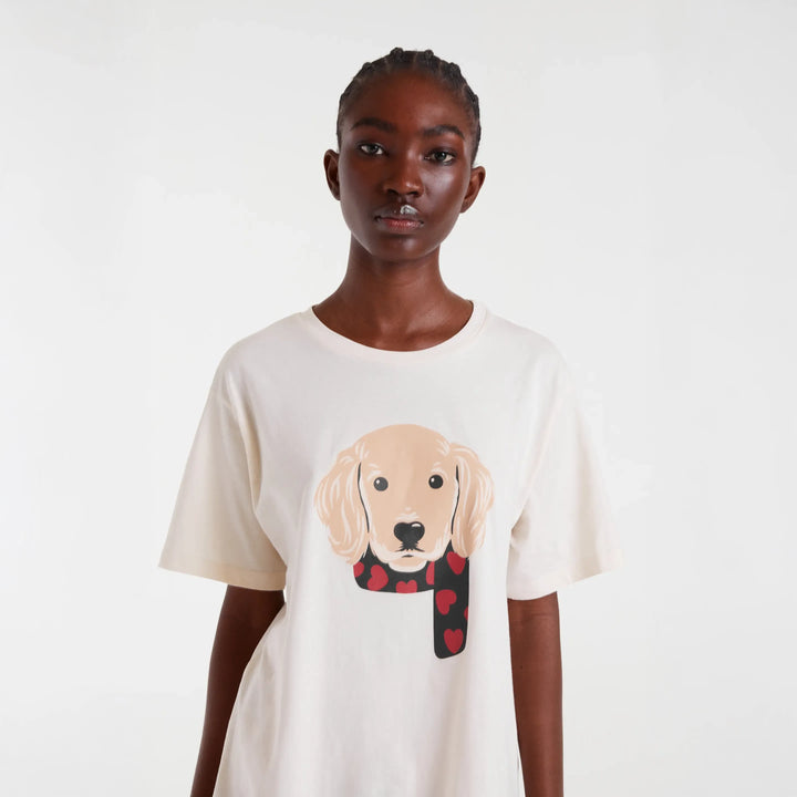 CAMISETA - Compañía Fantástica, Estampado de perro