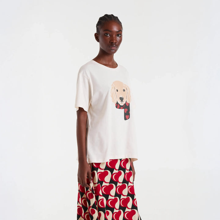 CAMISETA - Compañía Fantástica, Estampado de perro