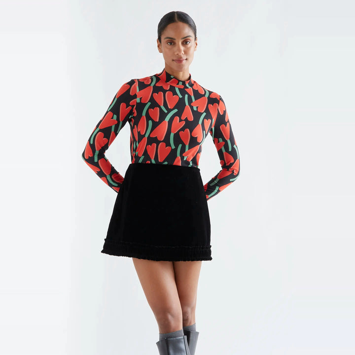 Camiseta estampado Ciclamen de Compañía Fantástica para mujer – foto 1
