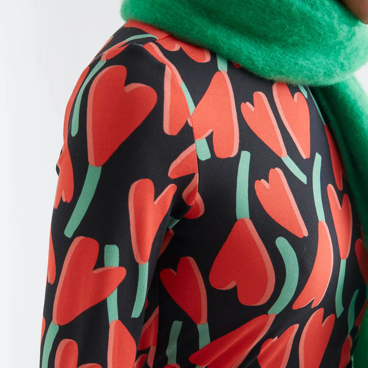 Camiseta estampado Ciclamen de Compañía Fantástica para mujer – foto 3