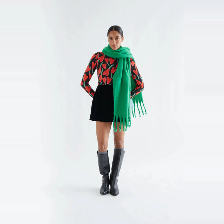 Camiseta estampado Ciclamen de Compañía Fantástica para mujer – foto 4