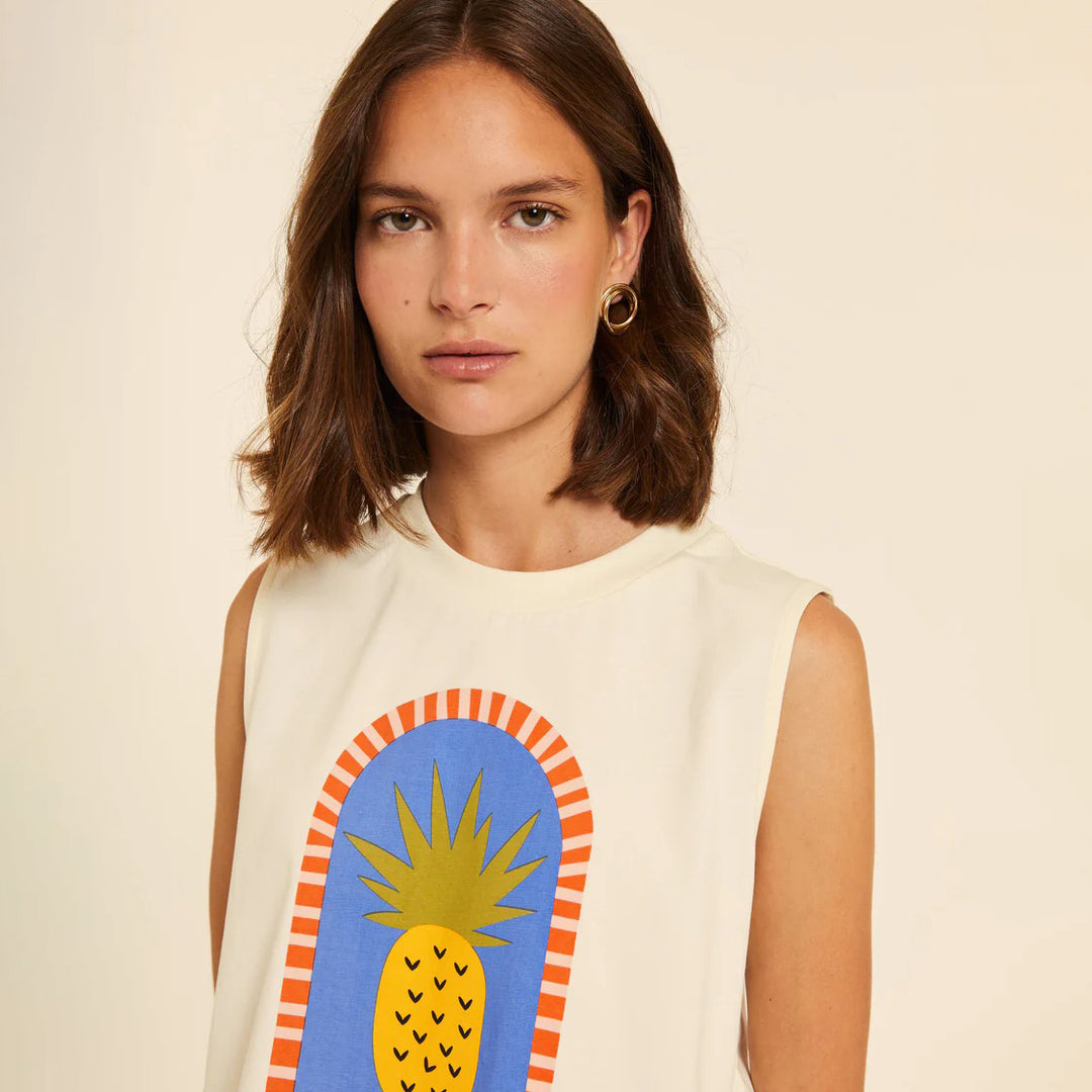 CAMISETA - Pepaloves, Sin mangas Piña