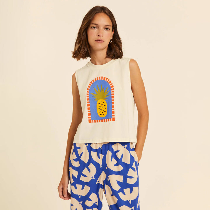 CAMISETA - Pepaloves, Sin mangas Piña