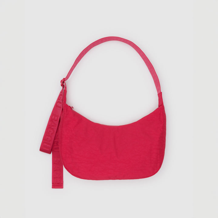 BOLSO - Baggu, Medium Nylon Crescent Bag Candy Apple