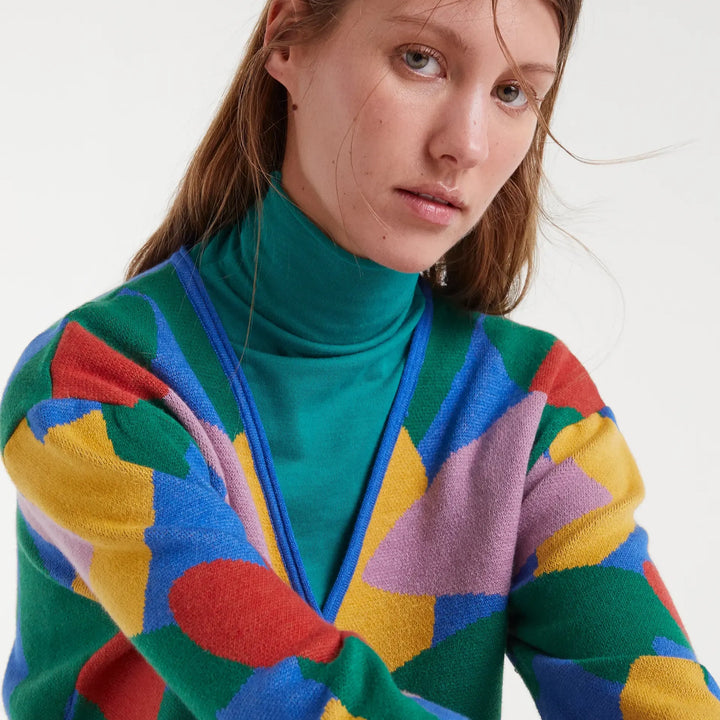 CÁRDIGAN - Compañía Fantásticas, Jacquard Cupido