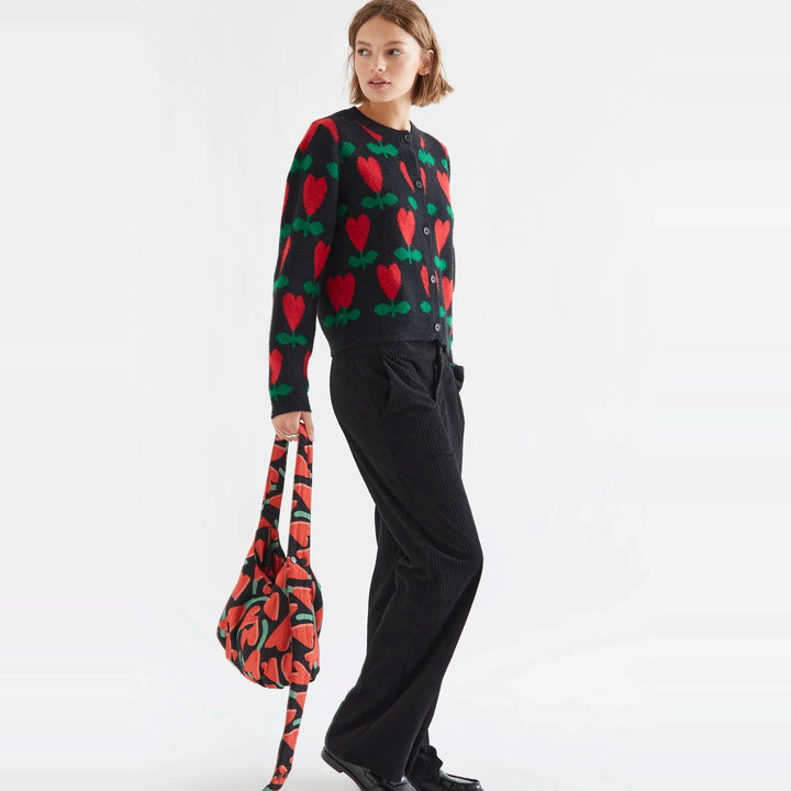 Cárdigan punto con estampado Ciclamen de Compañía Fantástica para mujer – foto 5