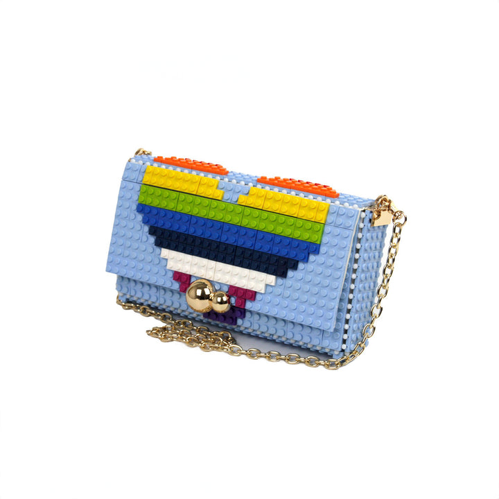 BOLSO - Bag & Block, Heart Azul Claro