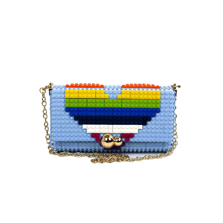 BOLSO - Bag & Block, Heart Azul Claro