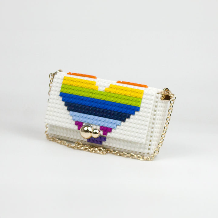 BOLSO - Bag & Block, Heart Blanco