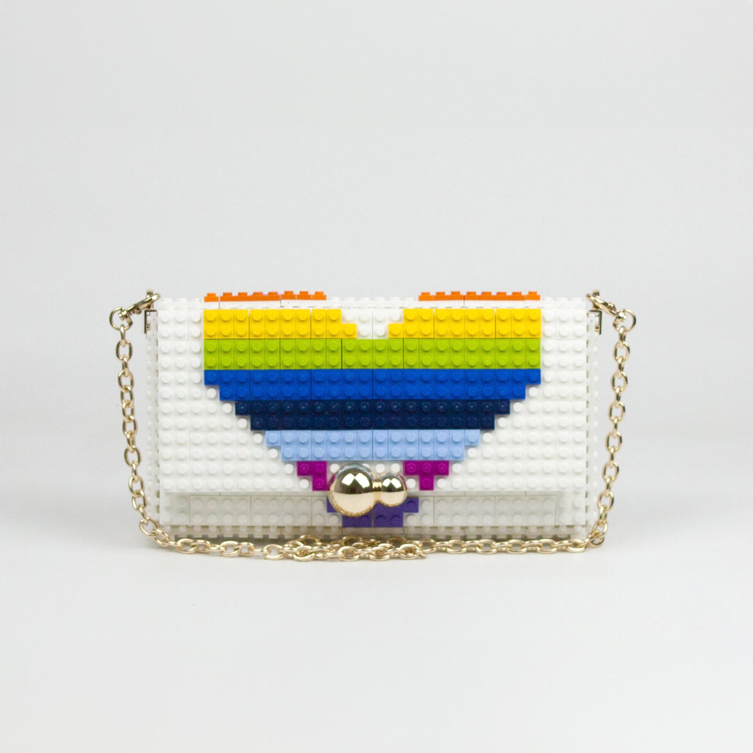BOLSO - Bag & Block, Heart Blanco