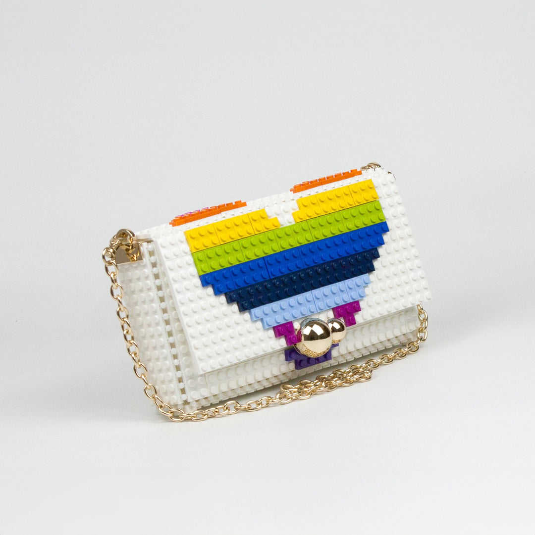 BOLSO - Bag & Block, Heart Blanco