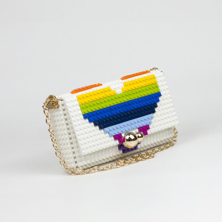 BOLSO - Bag & Block, Heart Blanco
