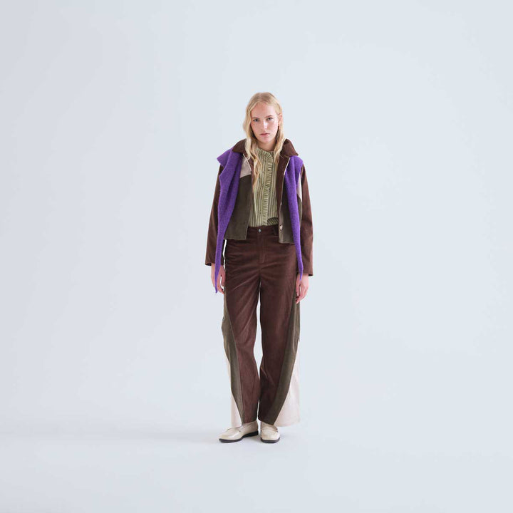 CHAQUETA - Compañía Fantástica, Pana multicolor