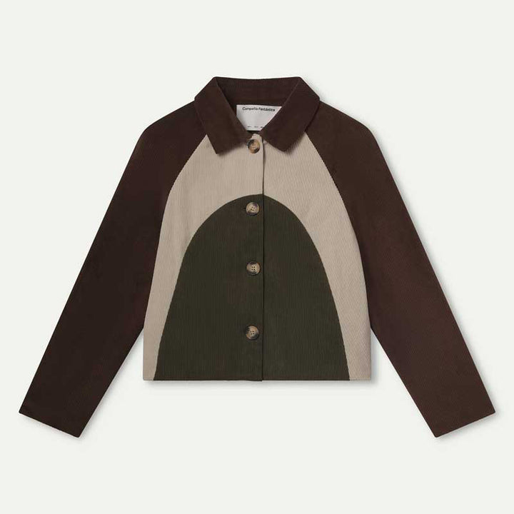 CHAQUETA - Compañía Fantástica, Pana multicolor
