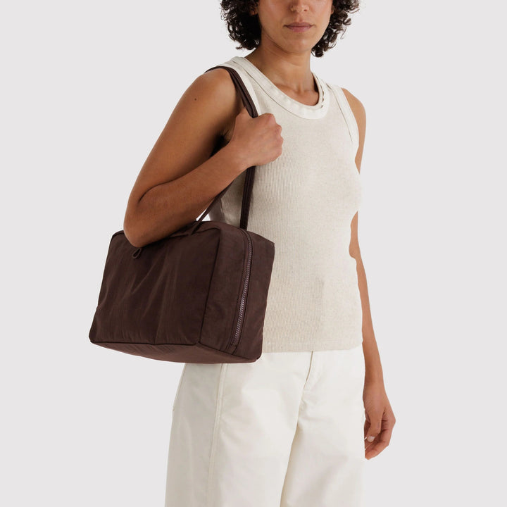 BOLSO - Baggu, Coffee Medium Bowler Bag