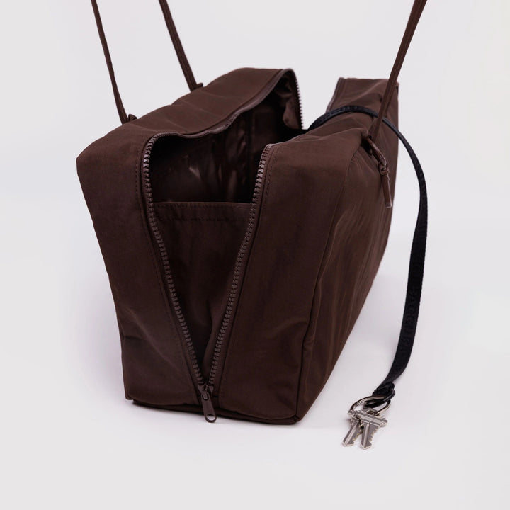 BOLSO - Baggu, Coffee Medium Bowler Bag
