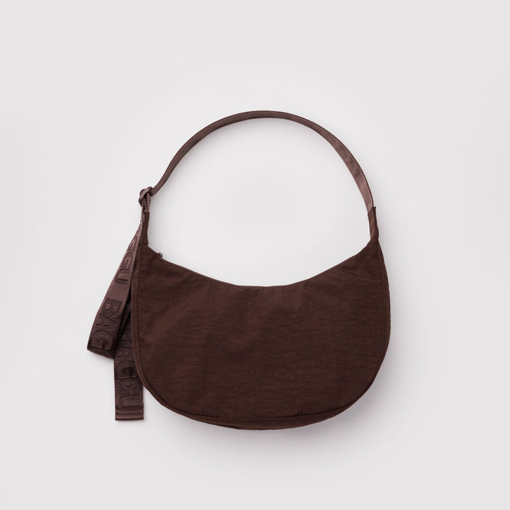 BOLSO - Baggu, Coffee Medium Nylon Crescent Bag