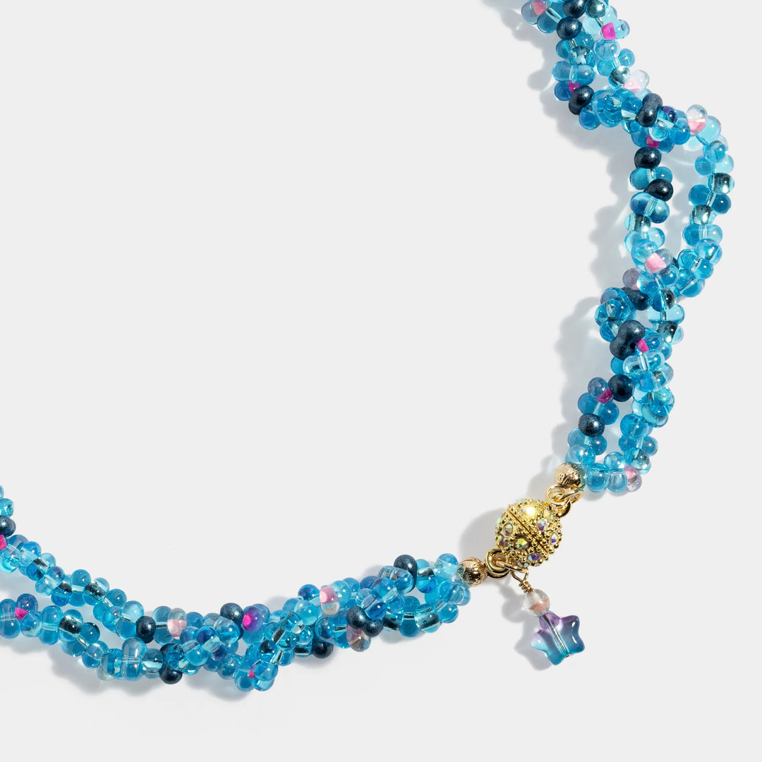 COLLAR - Glimmering, Matilda azul