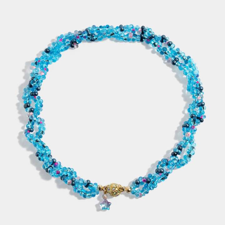 COLLAR - Glimmering, Matilda azul