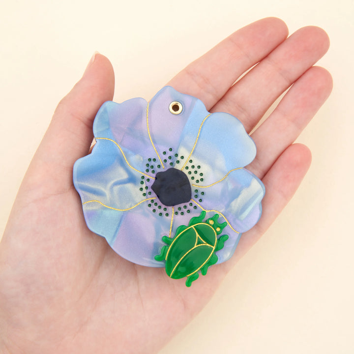 ESPEJO DE MANO - Coucou Suzette, Flor azul