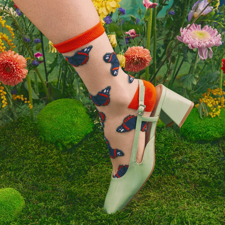 SOCKS - Coucou Suzette, Blue Butterfly