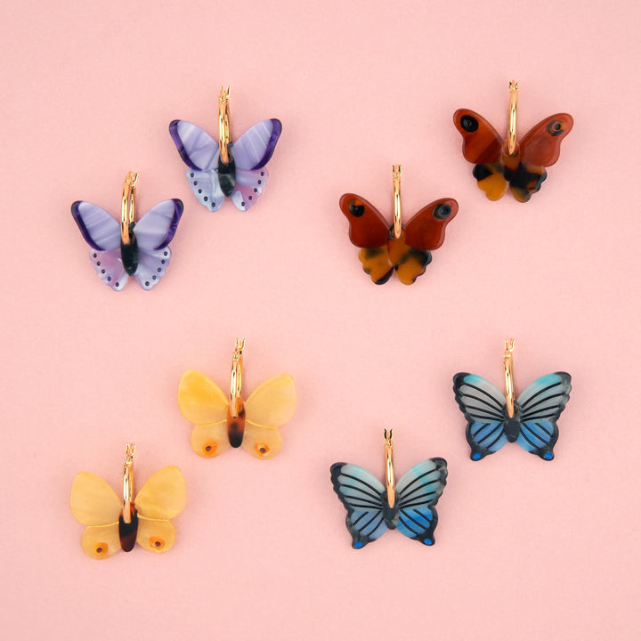 PENDIENTES - Coucou Suzette, Blue Butterfly