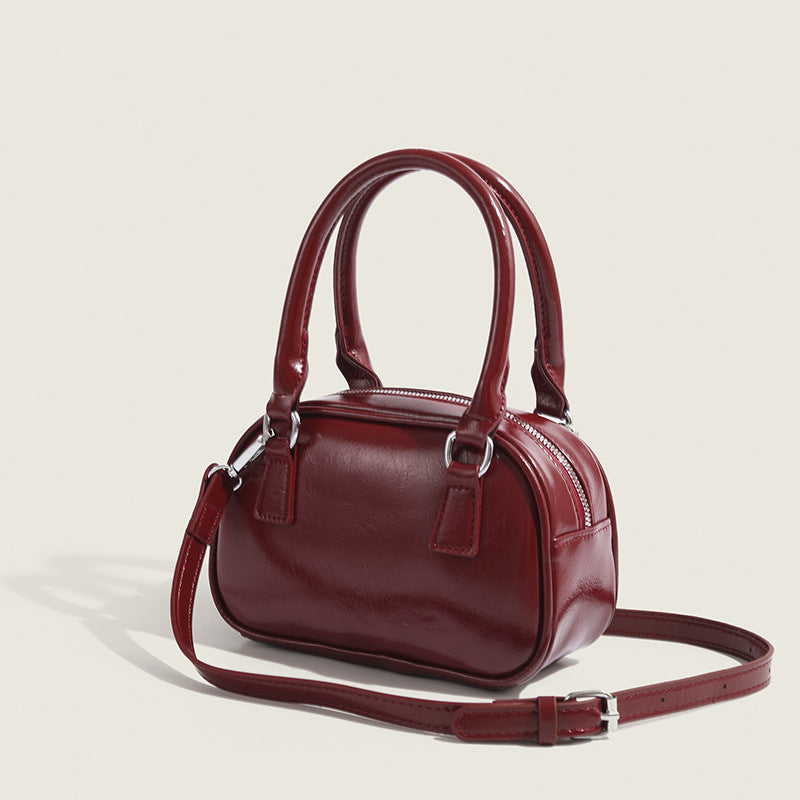 BOLSO - Terami, Mini Bowler Rojo