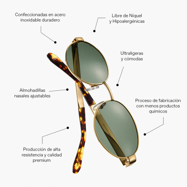 GAFAS DE SOL - Meller, Endo Gold Carbon