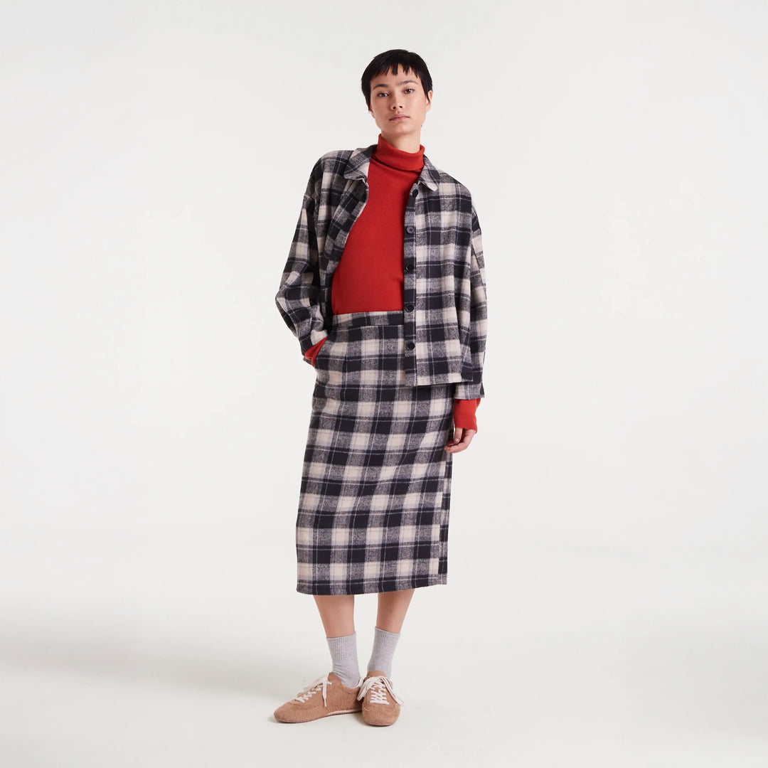 FALDA - Compañía Fantástica, Estampado Black Checks