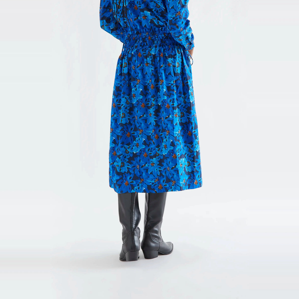 Falda midi con estampado Clematis de Compañía Fantástica para mujer – foto 2