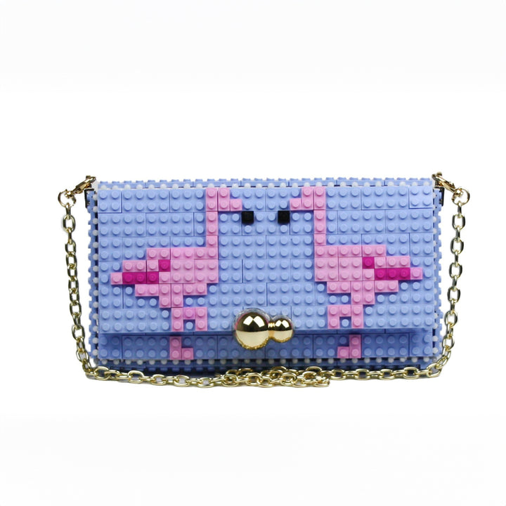 BOLSO - Bag & Block, Flamingos Azul Claro S
