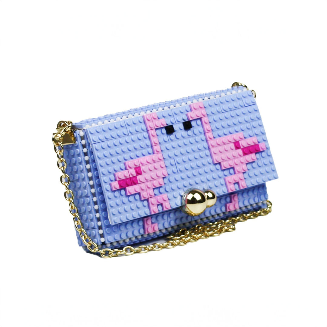 BOLSO - Bag & Block, Flamingos Azul Claro S