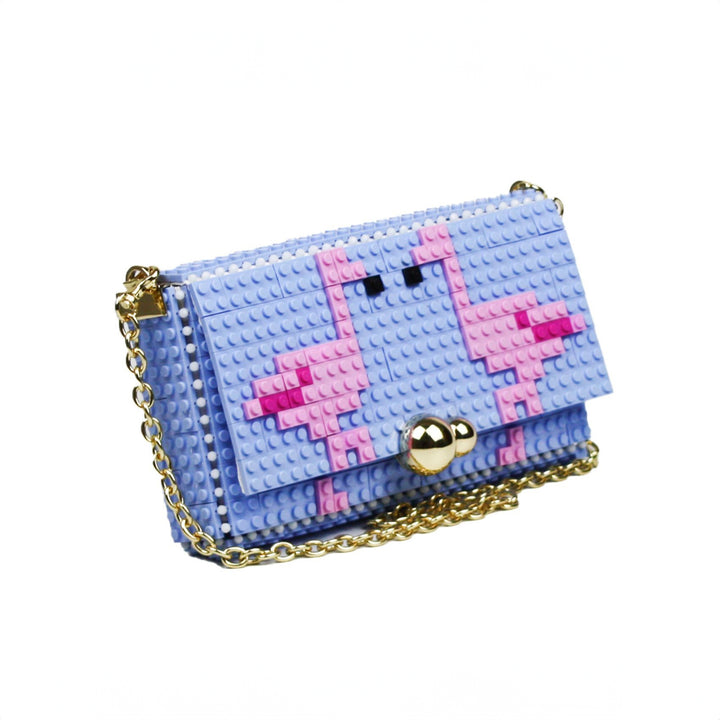BOLSO - Bag & Block, Flamingos Azul Claro S